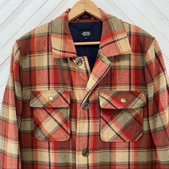 Jack Spade Wool Plaid Jacket - Picture 2 of 13
